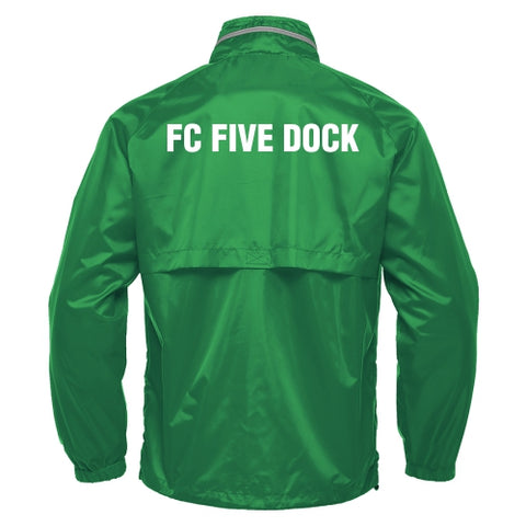 FC Five Dock Praia Rain Jacket - Green
